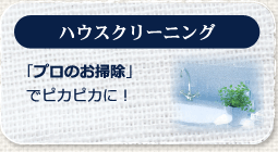 ハウスクリーニング